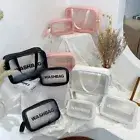 Water Proof Translucent For Travel Storage Bag wash Bag Cosmetic Bag Matte