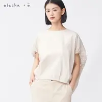 在飛比找樂天市場購物網優惠-à la sha+a 氣質澎澎袖後綁帶上衣