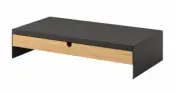 IKEA Elloven Monitor Stand with Drawer Home Office Computer Furniture Black