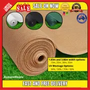 Instahut Shade Cloth Sail 30% 50% 70% 90% 10m 20m 30mUV Mesh Roll Garden Outdoor