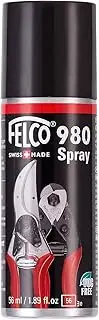Felco Tool Lubricant Spray Model 980 Protects Cutting Heads 56ml Secateurs and Garden Tools Gardening Horticulture Vineyard Bonsai Topiary Olive Grove Professional Home Gardening Swiss Made