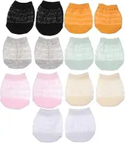 [Minkissy] 14pcs Assorted Half Palm Socks Summer Breathable Socks Women's Invisible Forefoot Toe Socks