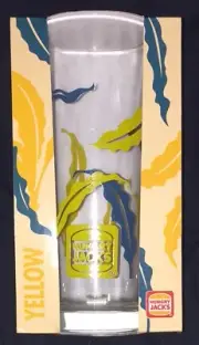 Hungry Jacks glass Yellow cup Coke Summer Edition Series 2021