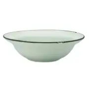 Oneida L2104009740 Luzerne Tin Tin Green 18 oz. Porcelain Entrée Bowl - 1 Doz