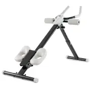 CostwayAdjustable Abdominal Trainer with Elbow Support-Black