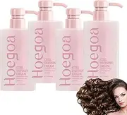 Hairhalo Curl Defining Cream, Hair-Volumizing Cream, Moisturizing Curl Defining Cream, Smoothing for Curly & Wavy Hair, Hydrate & Keeps It Down No Frizz, With Shea Butter (4)