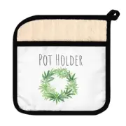 Weed Accessories Christmas Stoner Gifts Pot Holder w/ pocket