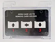 1 Pelican 1535 or 1615 air case Horizontal Business Card Holder.