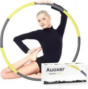 Weighted Exercise Hoop for Fitness, Adjustable Size, Fun Fat Burning Workout