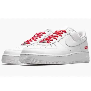 Supreme x Nike Air Force 1 Low 白色低幫休閒百搭板鞋公司級