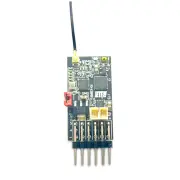 RX42BRB Multi-protocol 6CH Mini Compatible RC Receiver with Dual Brushed 7.5A ESC for Flysky Wfly Microzone Radio Transm