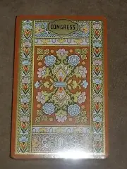 Vintage Congress Floral Playing Cards