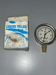 Weiss 0-(-30inHg) Pressure Gauge - NEW in BOX