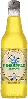 Saxby's No Added Sugar Pineapple 330mL x 15