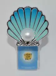 BATH & BODY WORKS SHELL PEARL NIGHT LIGHT UP WALLFLOWER FRAGRANCE PLUG IN HOLDER