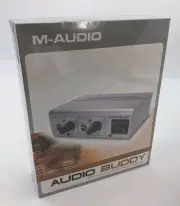 M-Audio Audio Buddy Dual Mic Preamp/Direct Box NEW SEALED