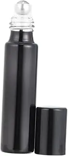 Beavorty 10ml Glass Massage Roller Bottle Travel Toiletries Bottle for Essential Oils Perfumes Refillable Travel Size