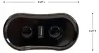 Mulin Electric Switch - MLSK72-C2(A) 2 Button Power Recliner Switch + USB