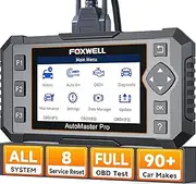 [FOXWELL] NT624 Elite Car Scanner Diagnostic Tool All System Diagnostic Code Reader Scan Tool for All OBD2 Vehicle with Oil Light Reset, SAS Calibration, EPB Service, Throttle Body Relearn, ABS Bleeding