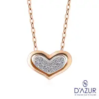 在飛比找Yahoo奇摩購物中心優惠-D azur戴佐珠寶 14K金 8分 鑽石項鍊
