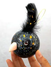 Black Cockatoo - Christmas Tree Decoration
