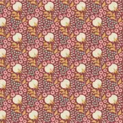 Patchwork Quilting Fabric Tilda Sanctuary Cottonfield Maroon 50x55cm FQ