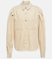 [Marant Etoile] Marant Etoile Renata corduroy shirt jacket AU 14 beige