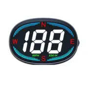 Digital Car HUD GPS Speedometer Head Up Display MPH KM/H Compass Overspeed Alarm (for: Honda Civic)