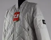 NWT The North Face Sz M Jester Bomber Tin Gray Freeride Zip Up Jacket Reversible