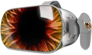 Skin Wrap for Oculus Go Eyes Eyeball Yellow Red