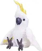 Wild Republic Sulphur Crested Cockatoo Mini Bird Artist Collection Plush Soft Toy