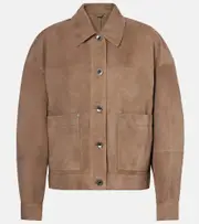 [Brunello Cucinelli] Brunello Cucinelli Suede field jacket AU 12 brown