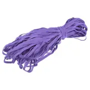 Flat Elastic Band for Sewing 1/4" x 33 Yards Light Purple Braided Stretch Strap