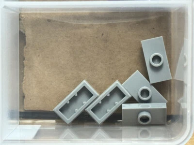 LEGO Parts - Light Bluish Gray Plate 1 x 2 with 1 Stud Jumper - No 15573 - QTY 5