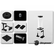 Bitspower Dual/Single D5 150mm Upgrade Kit - Black/Clear [BP-D5TOPUK150P-BKCL]