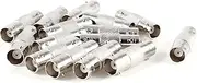 BNC Female to BNC Female CCTV Security Camera Adapter Straight Connector (PCS of 15)