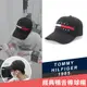 【Tommy Hilfiger】經典大LOGO可調節鴨舌棒球帽-黑(6941821-001)