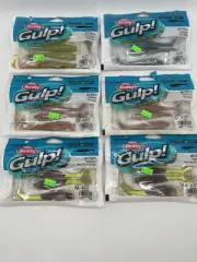 6 lot Fishing Lure Berkley Gulp PaddleShad Multi Colors SP1