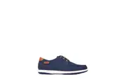 Mens Hush Puppies Dusty Navy Leather Casual Everyday Shoes