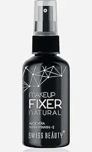 Swiss Beauty Long Lasting Misty Finish Professional Makeup Fixer Spray for Face | With Aloe Vera and Vitamin-E | Light Weight, Quick Dry Setting Spray | 70 Ml