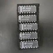 QTY5 National 7403N 14PIN DIP QUAD 2-INPUT NAND GATE SN7403N DM7403N FREE SHIP
