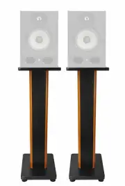 (2) Rockville 28" 2-Tone Studio Monitor Speaker Stands For Focal ALPHA 65