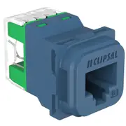 Clipsal 40RJ45SMA6C-BU Clipsal Actassi Actassi S-110 Modular Jack R45 40m Unshielded Cat6 Blue - Bag X 1