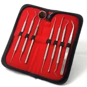 7 Professional Dental Hygiene Kit, Calculus Plaque Remover Set, Stainless Steel