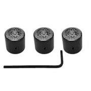 Metal Electric Guitar Volume Tone Control Knobs Switches Potentiometer Caps
