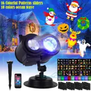 Halloween Christmas LED Laser Decorations Projector Lights, Outdoor Party Light