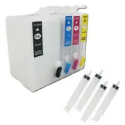 4Color Refillable ink cartridges For Epson WorkForce 7610 7210 7710 7720 Printer