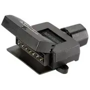 Jaylec 7 Pin Flat Trailer Socket with N/O Reed Switch - TP2015BL