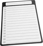 COHEALI Magnetic Refrigerator Notepad Memo Pad for Grocery List and Daily Planner Smooth Writing Pet Material for Fridge Kitchen Office and Home Use