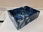 "Luxury Blue Agate Stone Sink – Unique Kitchen Washbasin – Agate Kitchen Decor"